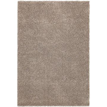 Tapis à poils mi-longs beige 160x230cm - Cirrus