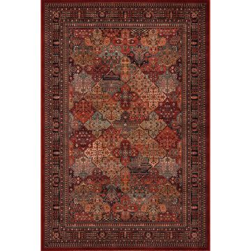 Grand tapis persan rouge 200x290 - Trinity