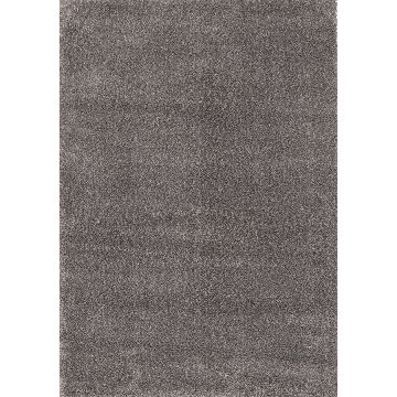 Tapis à poils mi-longs gris foncé 120x170 - Cirrus