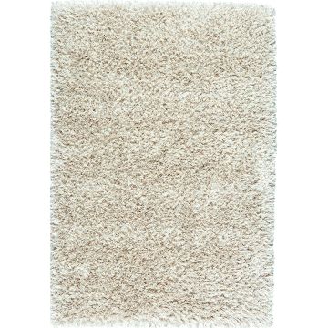 Tapis à poils longs beige clair 120X170 - Céleste