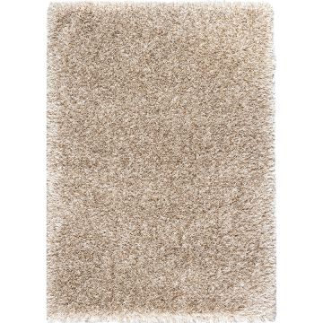 Tapis à poils longs beige foncé 120X170 - Céleste