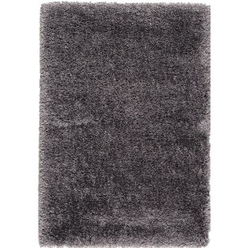 Tapis à poils longs gris brun 120X170 - Céleste