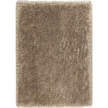 Tapis à poils longs marron 200x290cm - Céleste