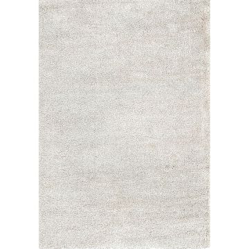 Tapis à poils mi-longs beige clair 160x230cm - Cirrus