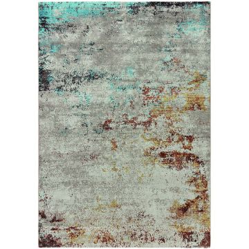 Tapis abstrait multicolore 200x290cm - Magma