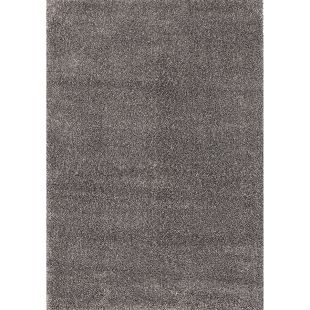 Tapis à poils mi-longs gris foncé 120x170 - Cirrus