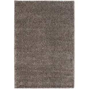 Tapis à poils mi-longs marron glacé 160x230cm - Cirrus