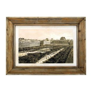 Tableau imprimé Palais Royal en bois