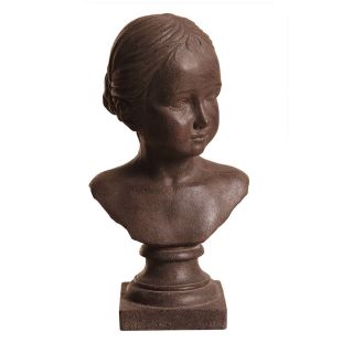 Statue buste jeune fille
