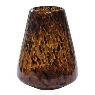 Vase marron en verre petit modèle